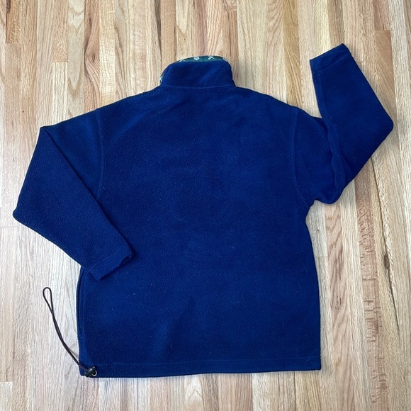 Vintage EMS winter themed pullover fleece size small - Picture 4 of 5
